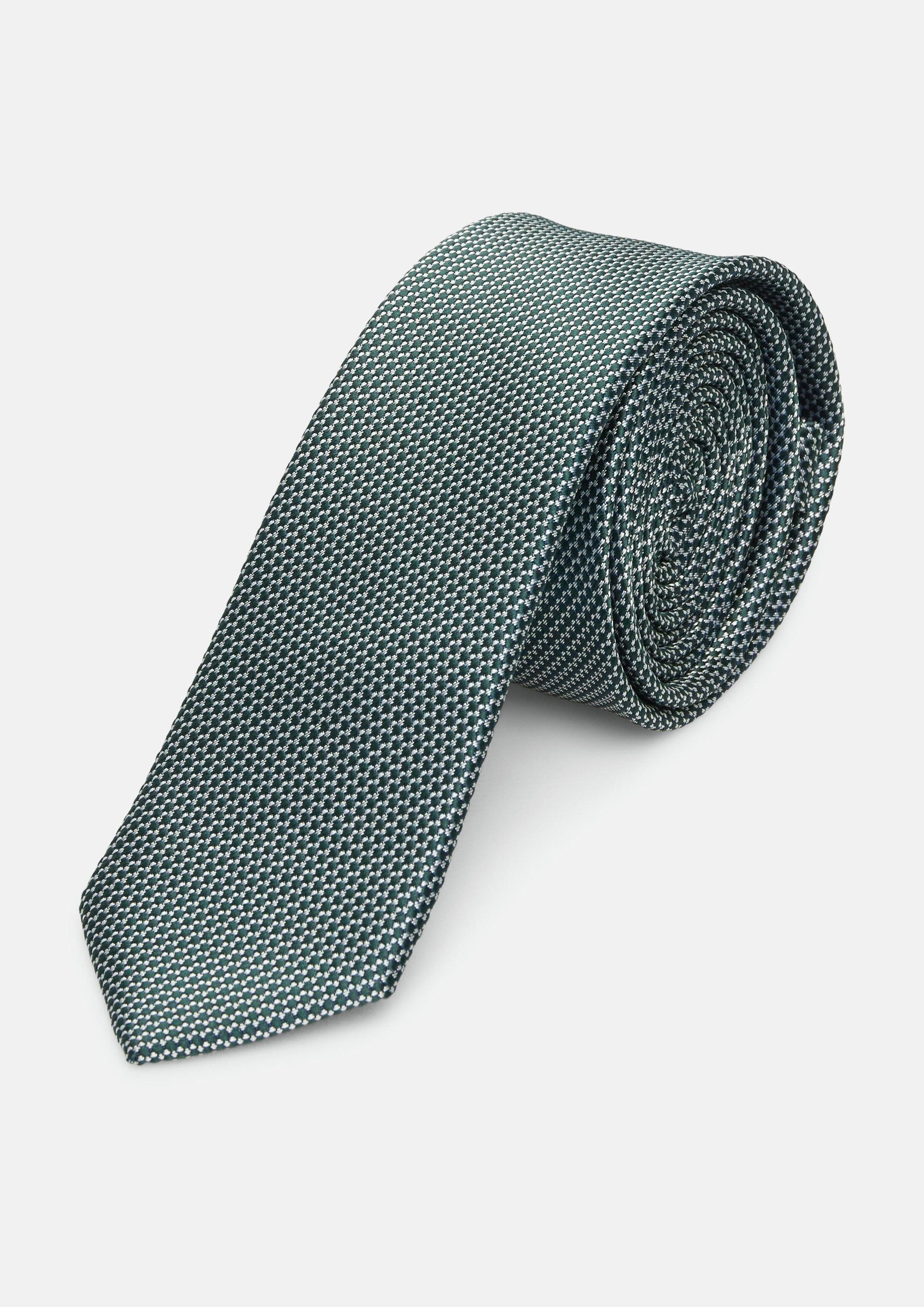 s.Oliver Krawatte Krawatte Krawatte aus Jacquard mit Seidenanteil