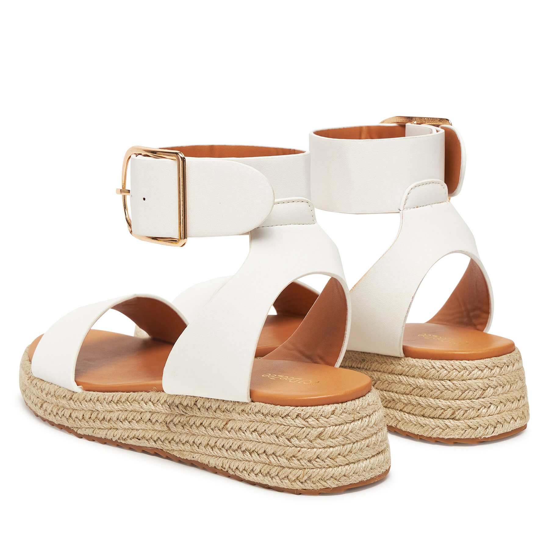 DeeZee Deezee Damen Espadrilles QS276-1 Weiß Sommerboots