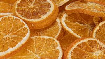 NaDeco Bastelnaturmaterial Orangenscheiben, getrocknet, in einer Packung mit 80 Stück