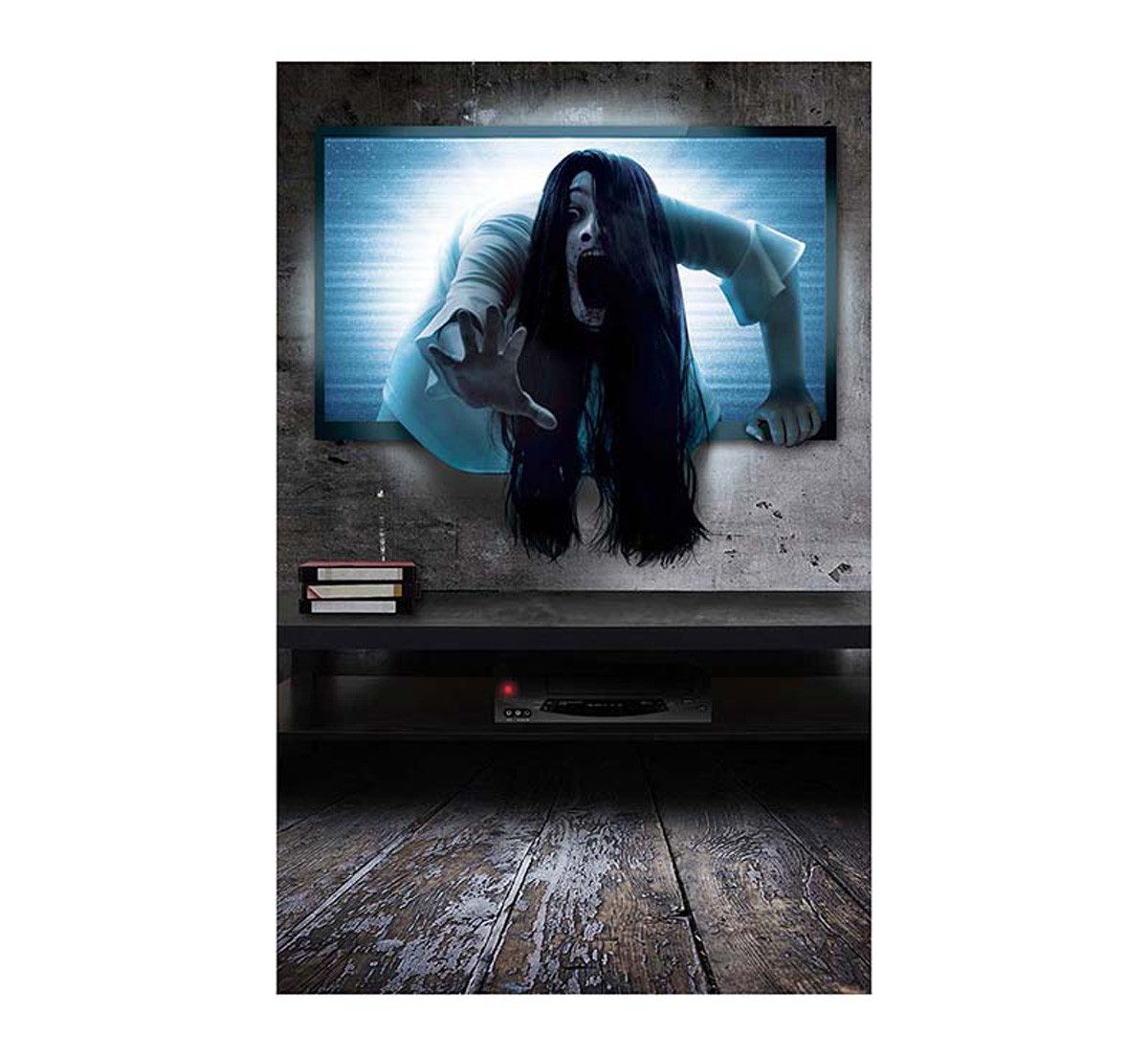 Fiestas Guirca Dekoobjekt Wandaufkleber Horror Fernseher günstig online kaufen