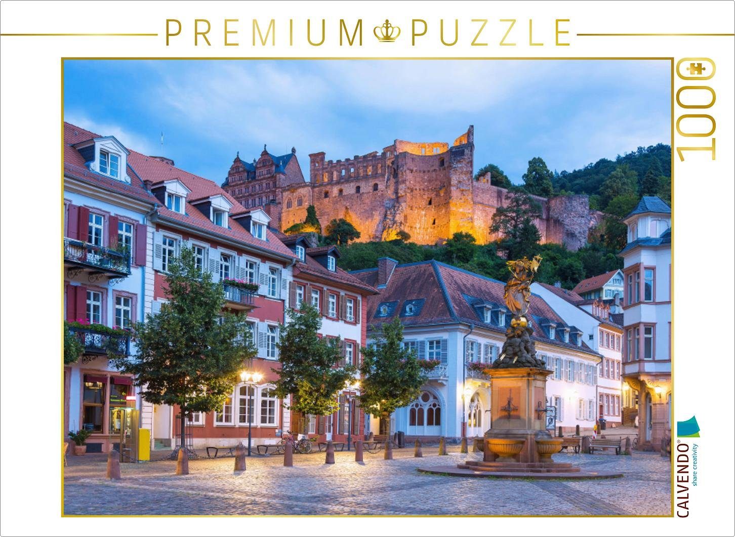 Puzzle CALVENDO Puzzle Heidelberg am Neckar 1000 Teile Lege-Größe 64 x 48 cm Foto-Puzzle Bild von Hanna Wagner