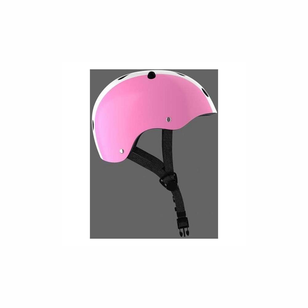 MOLTO Fahrradhelm Molto Kinderhelm Moltó Rosa Weiß 48-53 cm sicher und stylish für Kinde