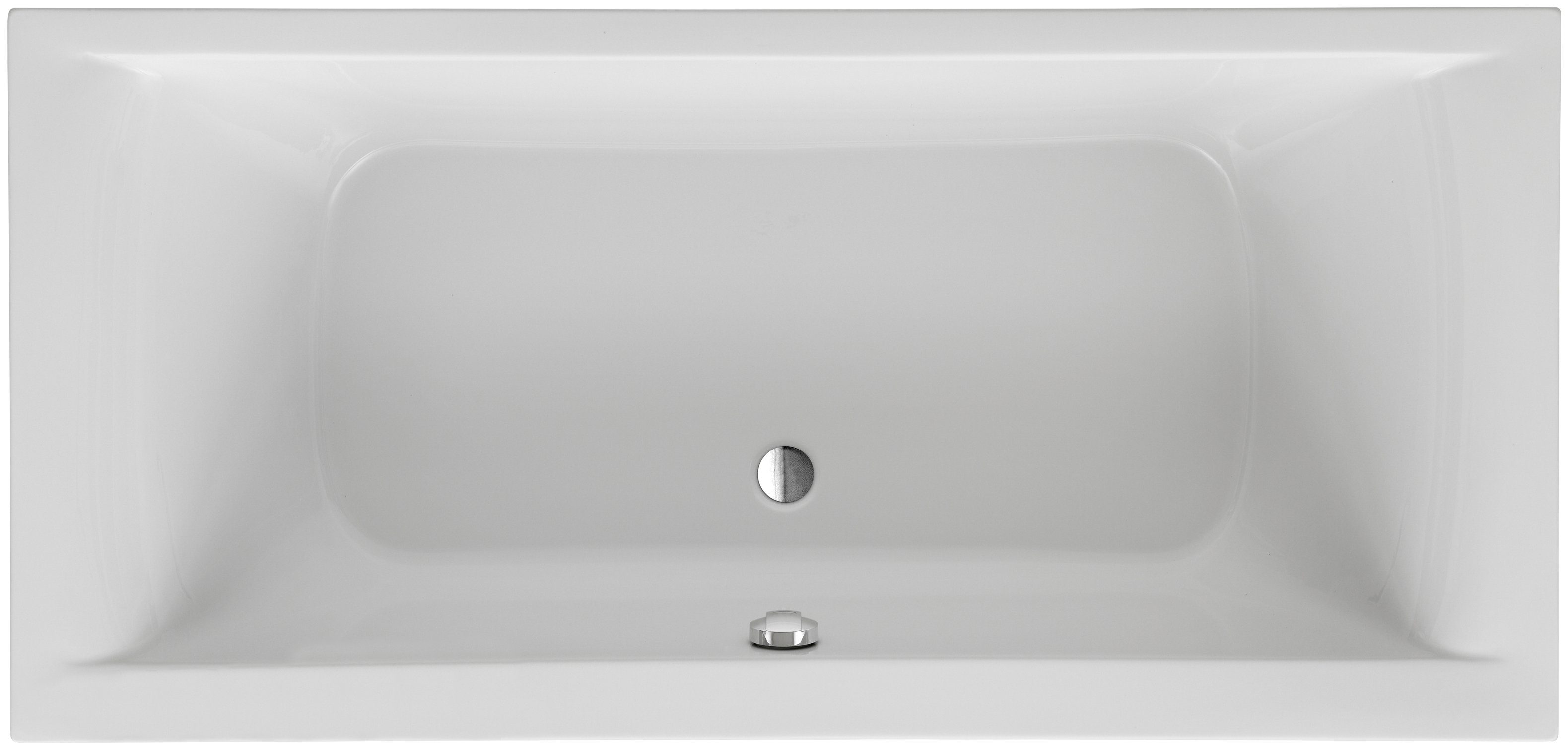 OTTOFOND Badewanne Set Duobadewanne, (3-tlg), 1900/800 mm, Duobadewanne