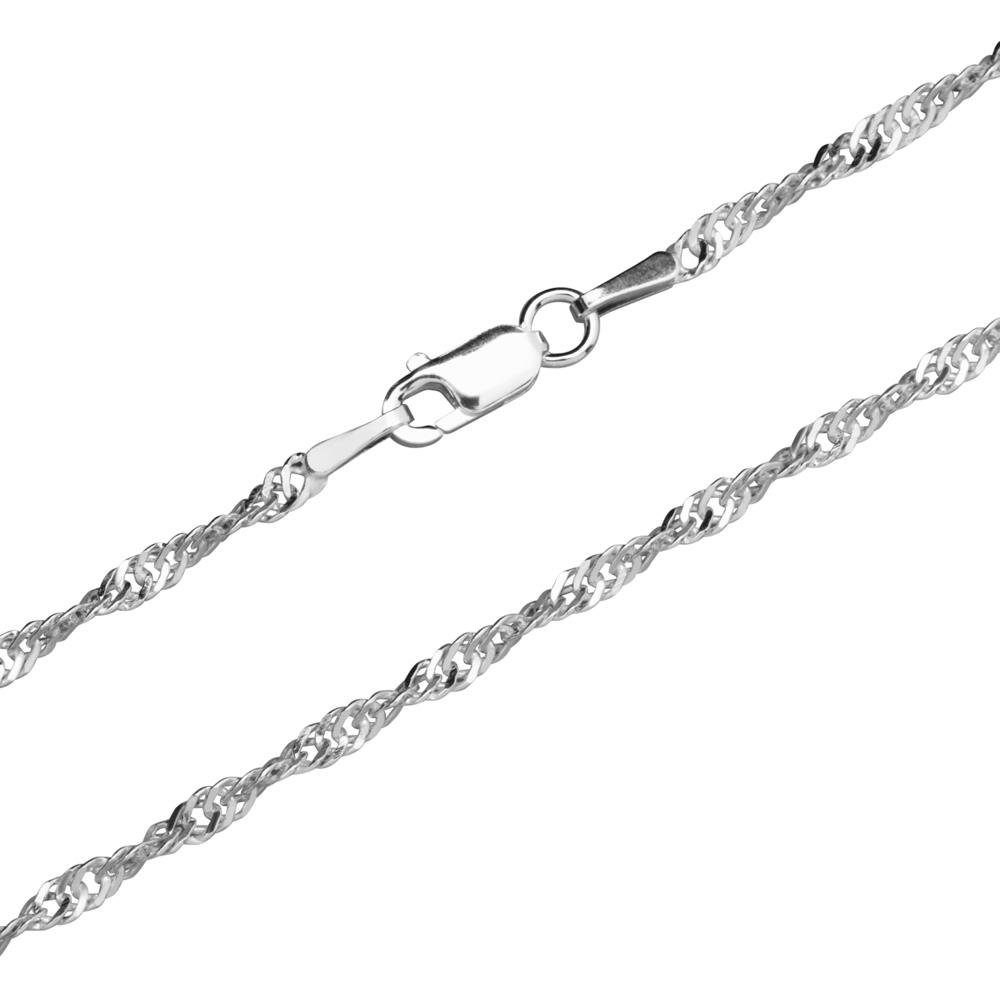 Silber inkl. Unique Singapurkette - wählbar Silberkette breit Etui SGC0022 - 2,2mm Länge