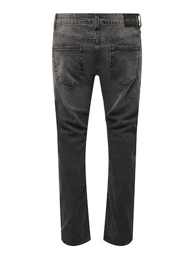ONLY & SONS 6458 GREY Dark Slim-fit-Jeans Denim REG. JEANS VD ONSWEFT D. Grey
