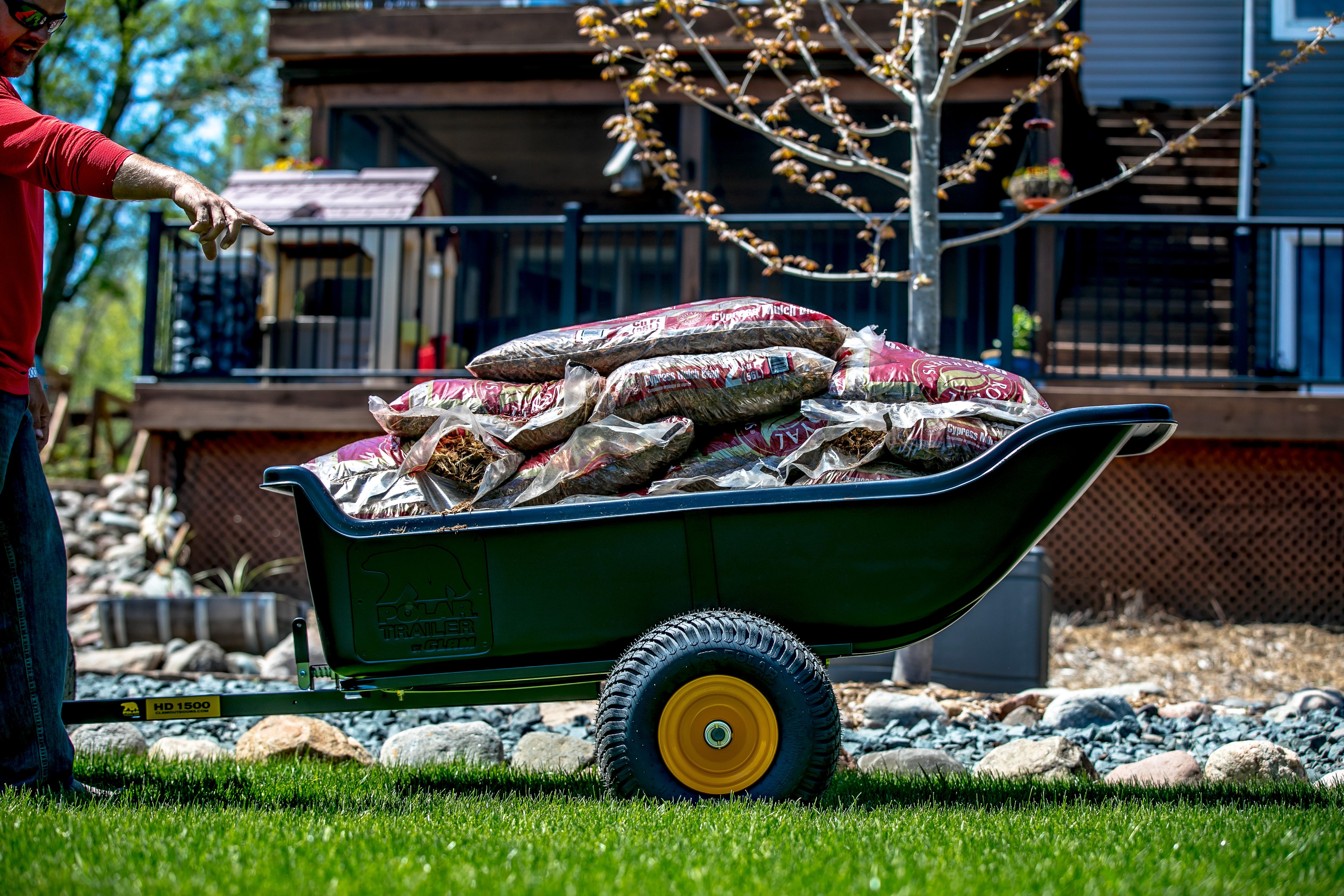 50NRTH Anhänger Polar HD1500, max. 680 kg, BxLxH: 137x249x79 cm, 623 L