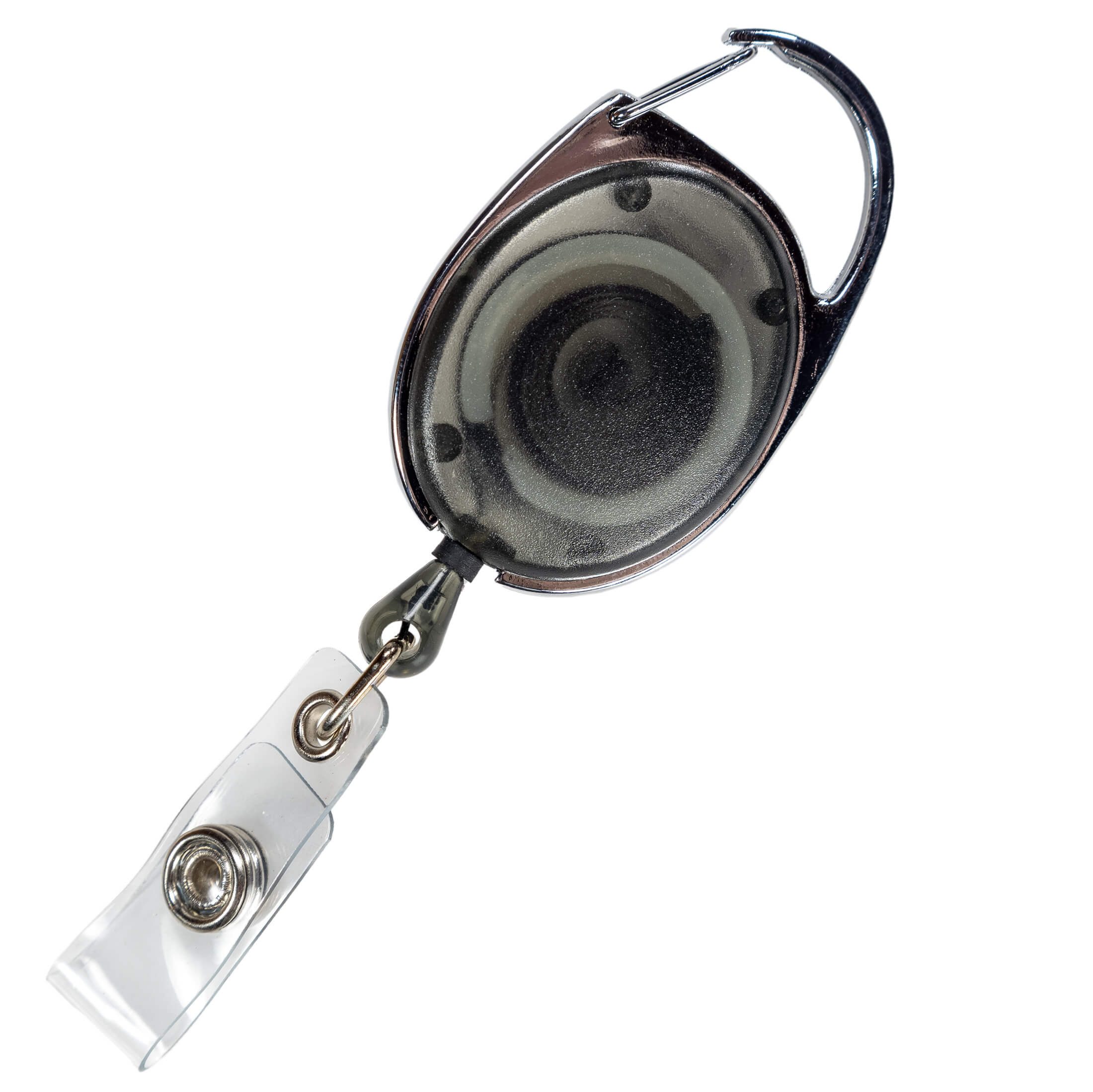 SBS Schlößer Baustoffe Schlüsselanhänger Set Skipasshalter Ausweishalter schwarz mit Gürtelclip, Schnurlänge 70cm (1-tlg)