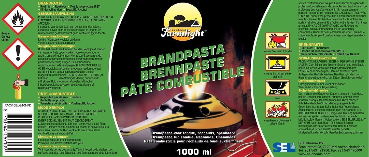 Moritz Flüssig-Grillanzünder 1L Sicherheitsbrennpaste Brenngel Feuergel Feuer, (Brennstoff), Anzünder für Kamin, Kaminholz, Briketts, Holzkohle