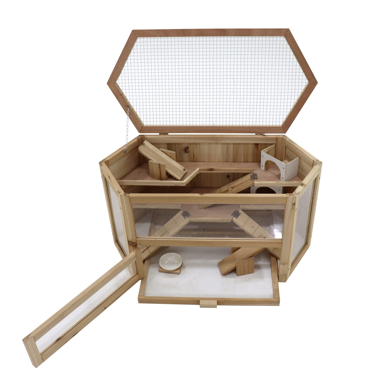 HTI-Line Kleintierkäfig Hamsterkäfig Gino, Kleintierkäfig Nagerkäfig Kleing günstig online kaufen