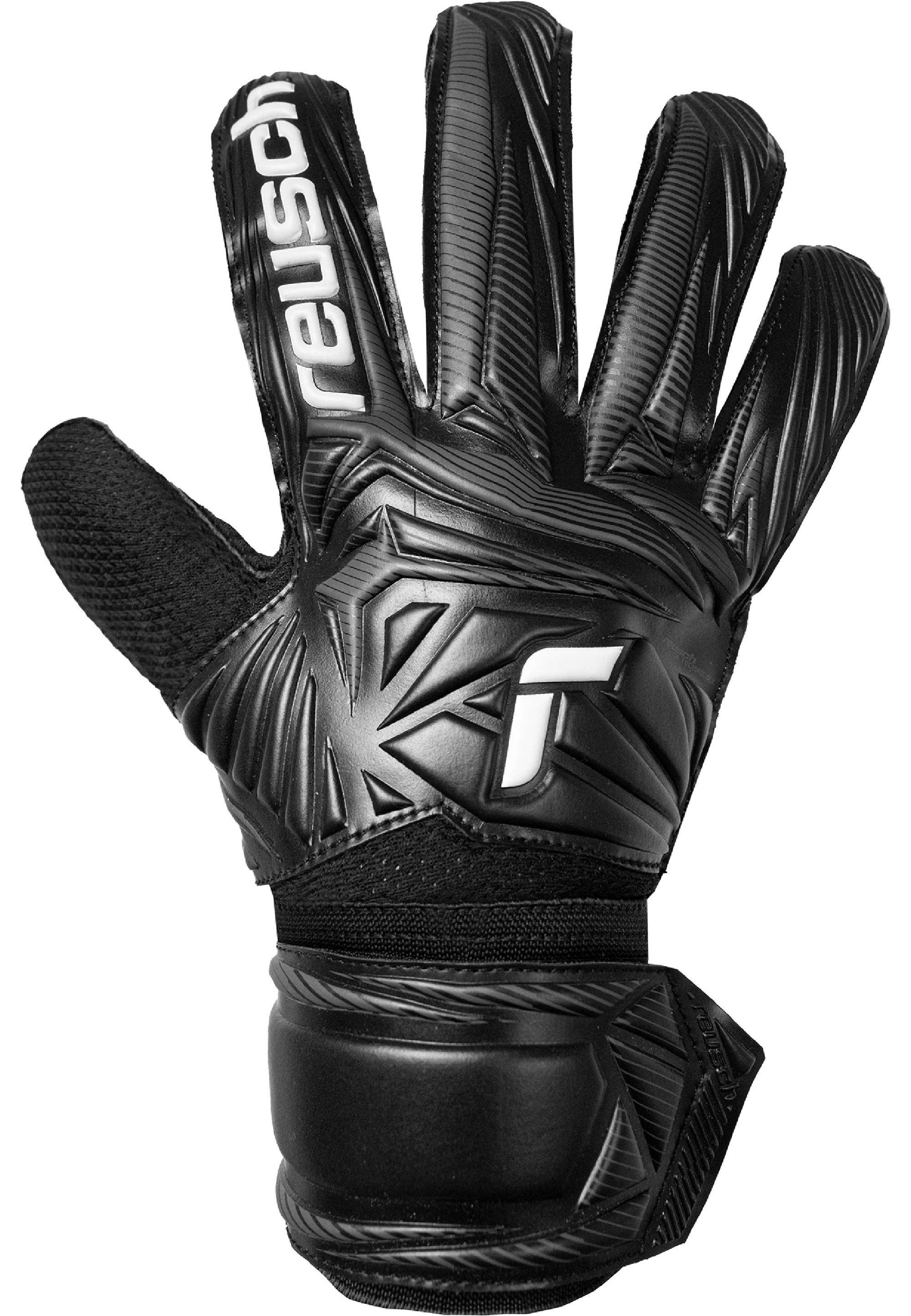 Reusch Torwarthandschuhe Attrakt Solid mit hochelastischem, sicherem Verschluss