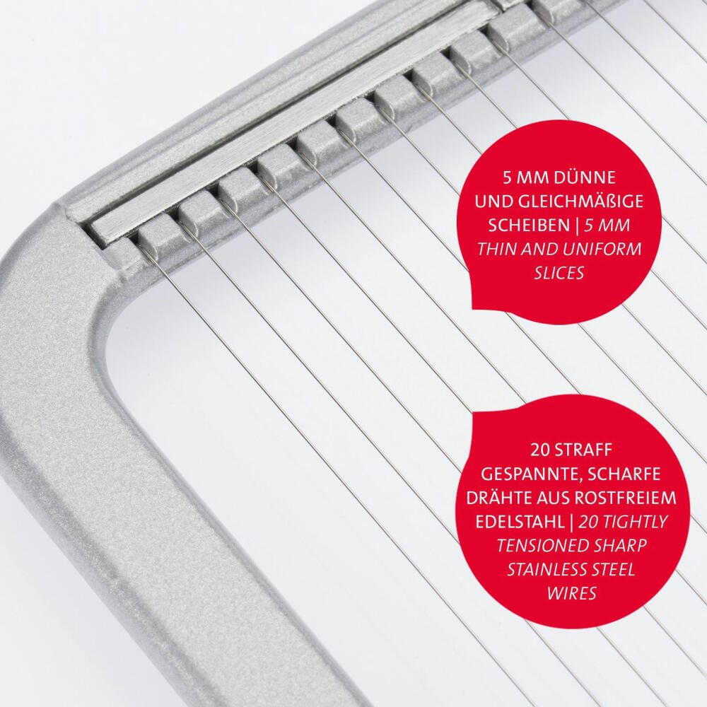 WESTMARK Gemüseschneider Pellkartoffel- und Mozzarella-Schneider »Rondex«, Aluminium
