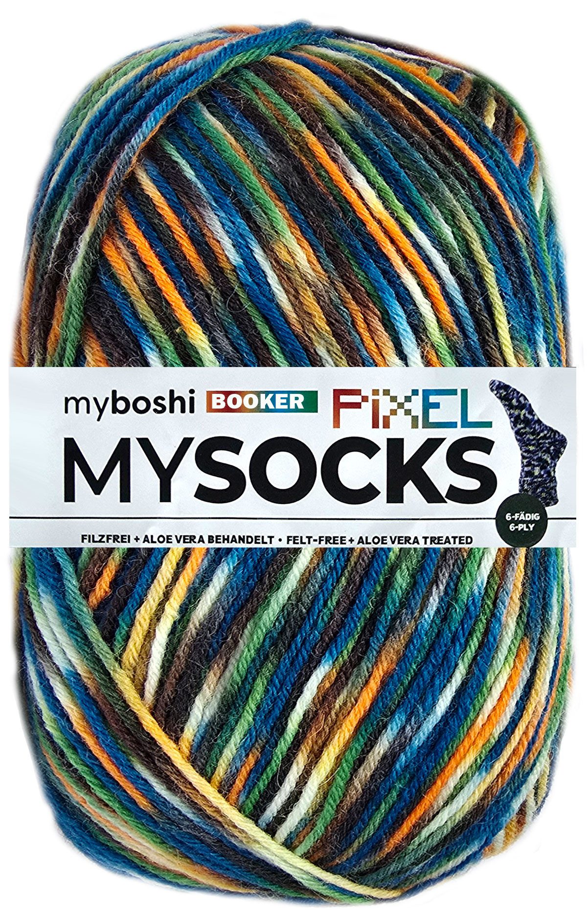 myboshi 150 Gramm myboshi MySocks Pixel Bastelgarn, 125 m