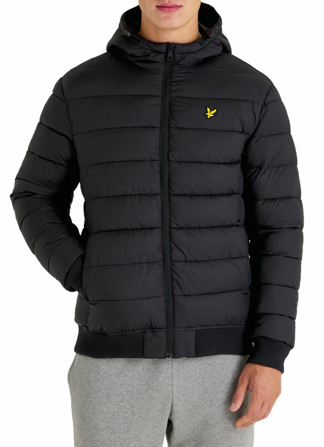 Lyle & Scott Steppjacke Mit Kapuze Schwarz