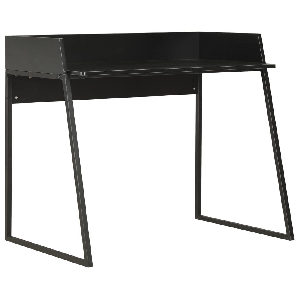 furnicato Schreibtisch Schwarz 90x60x88 cm