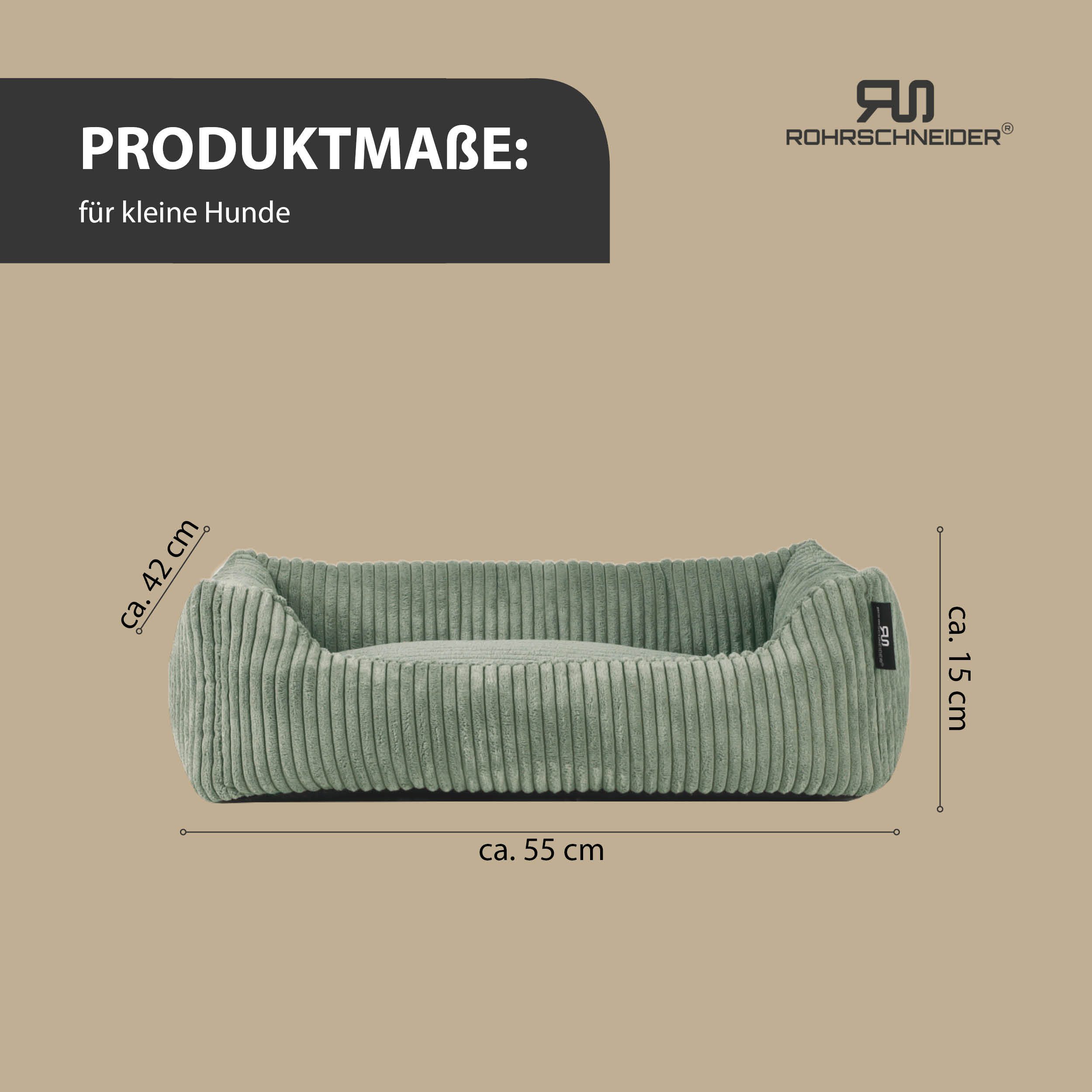 Rohrschneider Tierbett Hundebett Hundekorb Cordstoff, inkl. günstig online kaufen