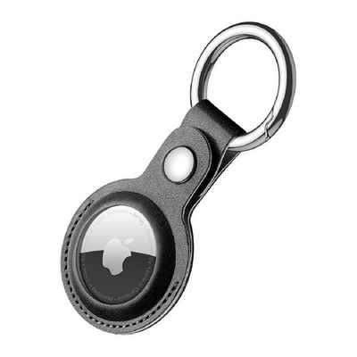 Dux Ducis Schlüsselanhänger »Case Leder für AirTag Schutz Hülle Cover Schlüsselanhänger Apple AirTag Cover Case Tracker Tasche«
