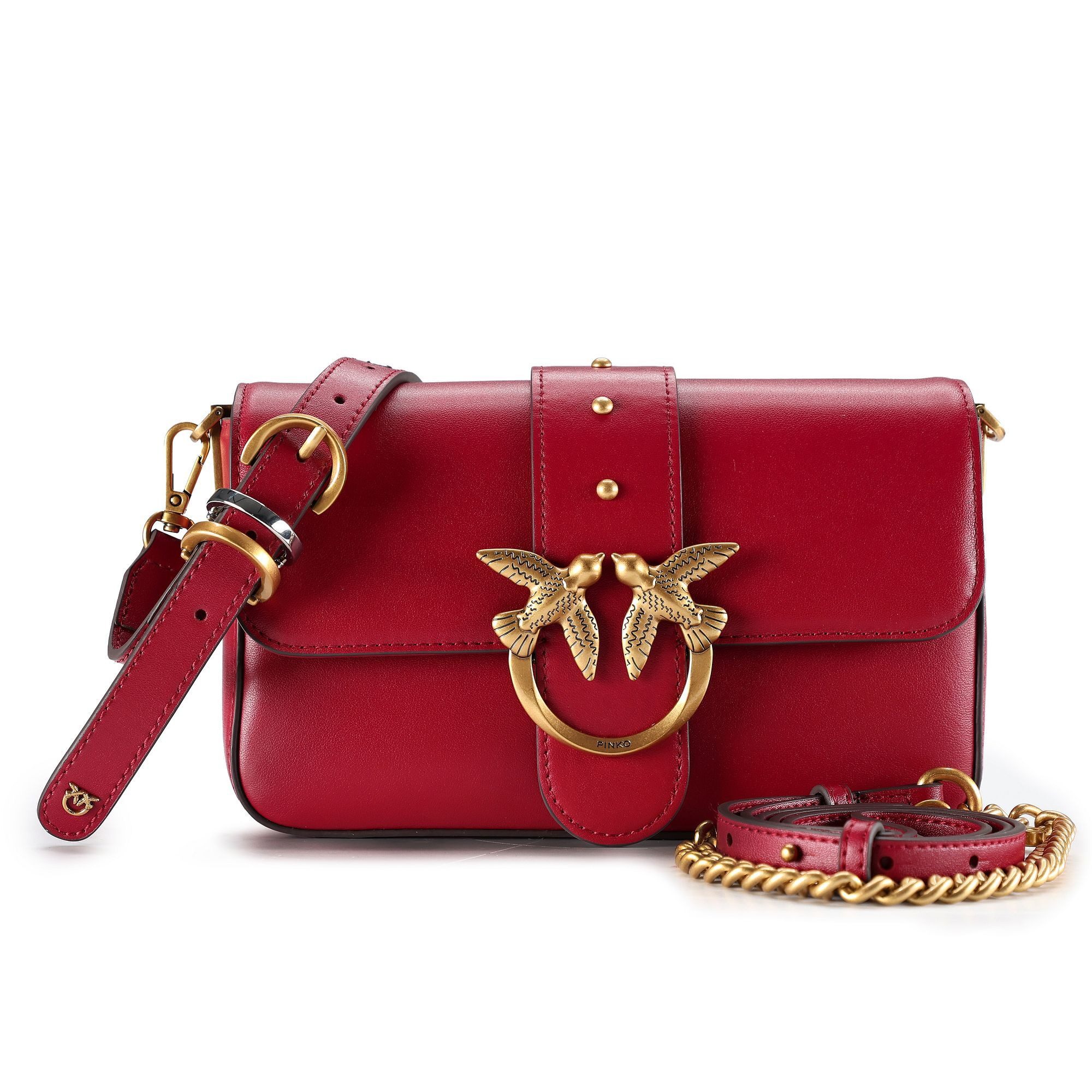 PINKO Umhängetasche Love One, Leder