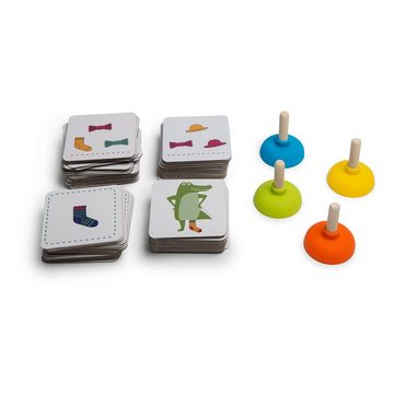 BS Toys Spielesammlung, Memo-Spiel Crocs Socks, Robuste Materialien für langen Spielspaß