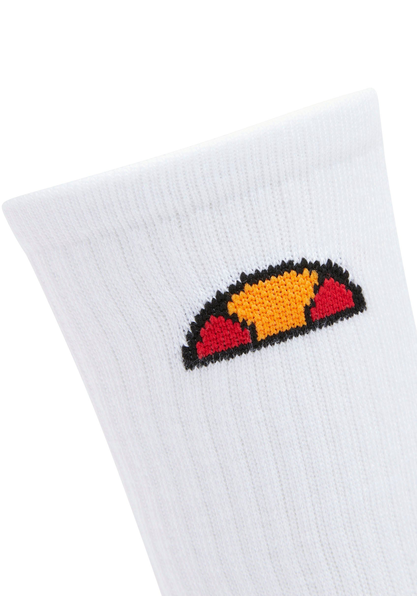 Ellesse Sportsocken Packung (Packung, 6-Paar) 6er-Pack, mit eingestricktem Logo, elastisches Material