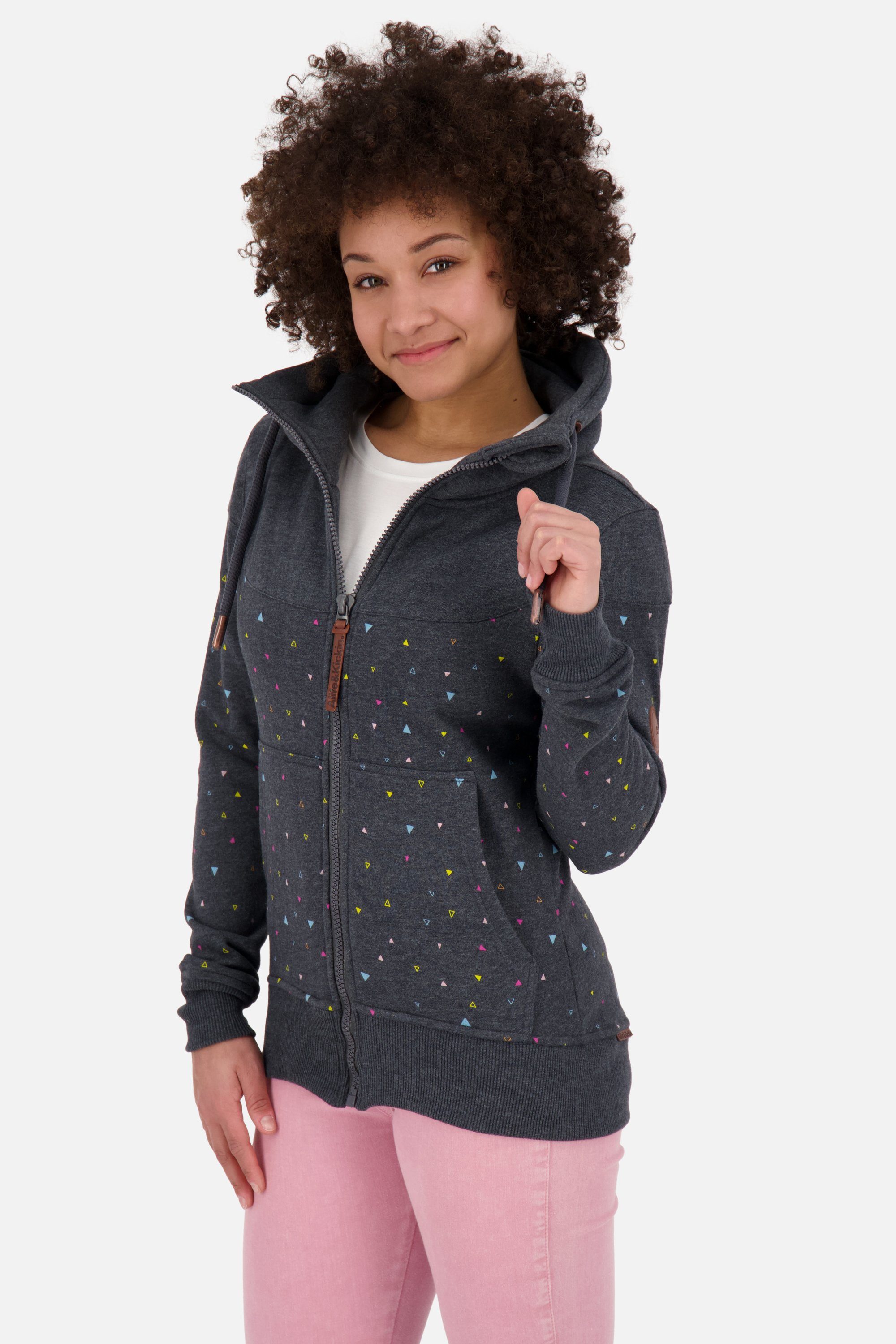 Jacke Damen Sweatjacke Sweatjacke, & moonless Kickin ValenaAK melange Sweatjacket B Alife