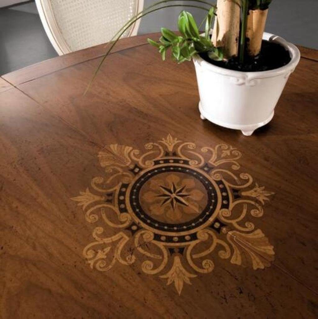 Antik JVmoebel Esstische Holz Massivholz Tisch Stil Esstisch, Italienische Esstisch