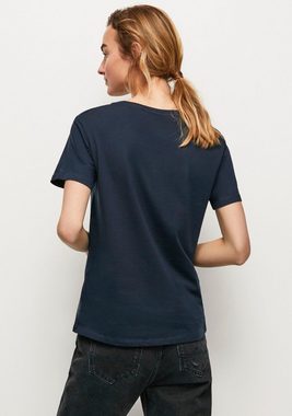 Pepe Jeans T-Shirt PATSY in figurbetonter Passform und mit tollem markentypischem Frontprint