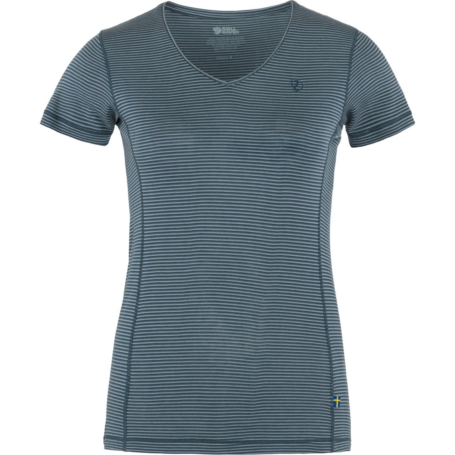 Abisko Fjällräven T-Shirt Damen W Blue Fjällräven Cool T-shirt Indigo