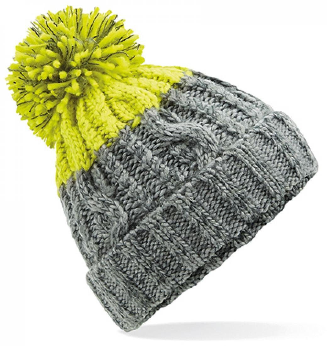 Bommelmütze Apres Beanie - Luxus Bommel