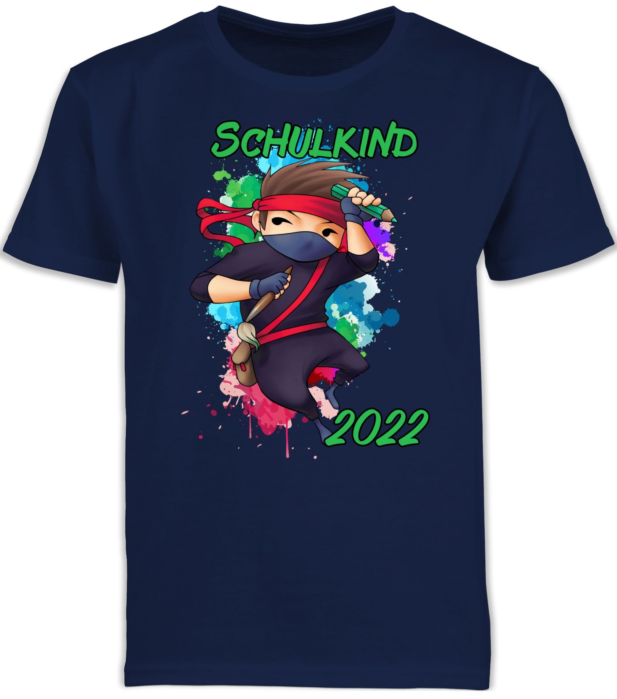Shirtracer T-Shirt »Cooler Ninja Junge 2022 - Einschulung Junge Schulanfang  Geschenke - Schulanfang Jungen Kinder T-Shirt« shirt schulkind - t-shirts 1  schultag - tshirt einschulung ninja online kaufen | OTTO