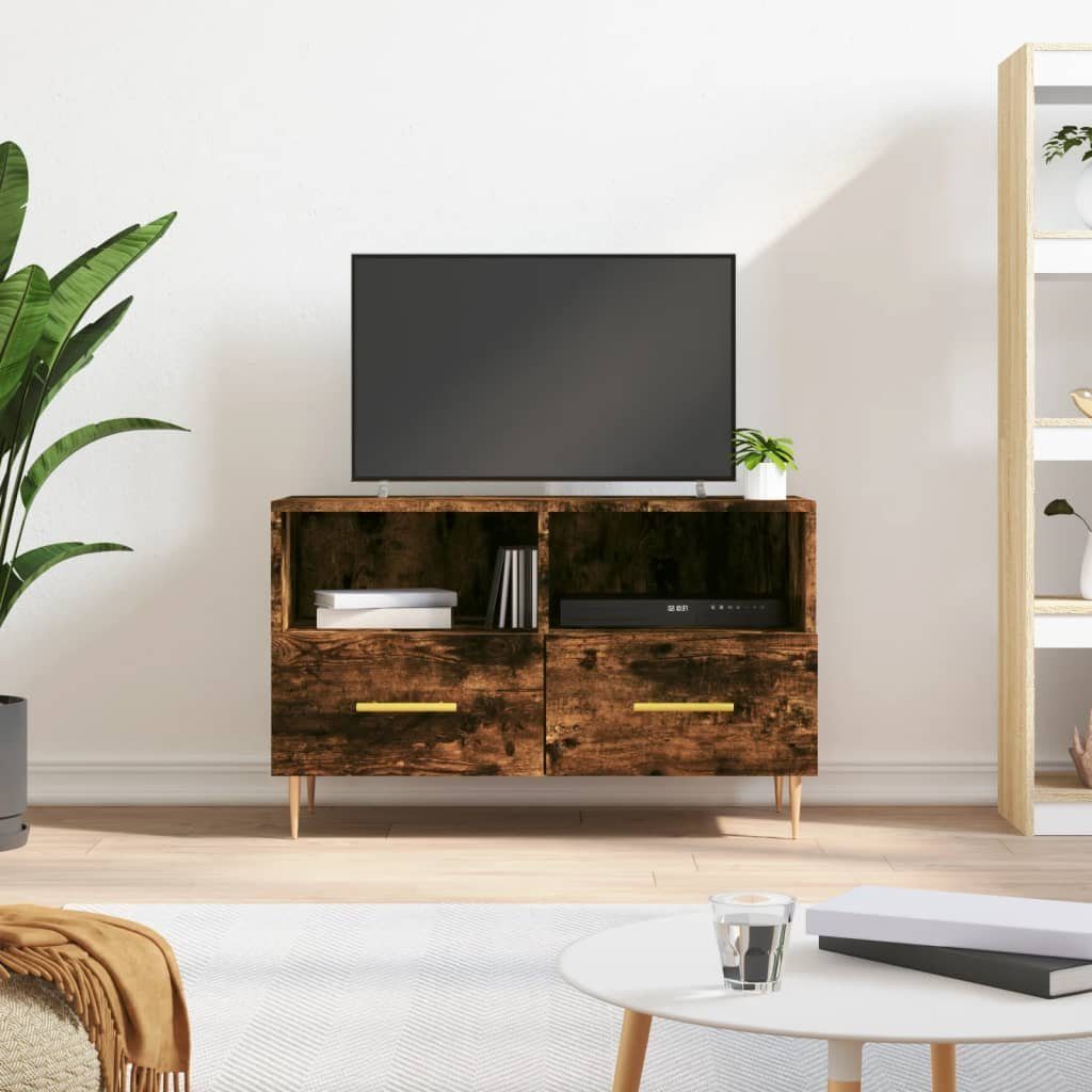 Holzwerkstoff furnicato TV-Schrank 80x36x50 cm Räuchereiche
