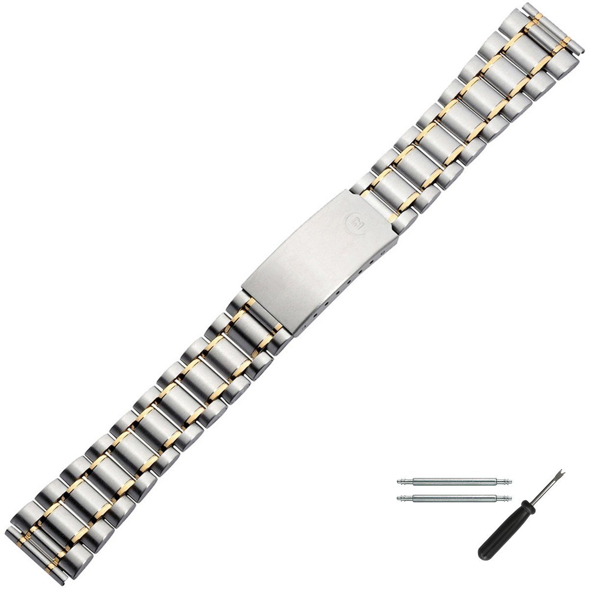 MARBURGER Uhrenarmband 18mm Edelstahl Silber günstig online kaufen