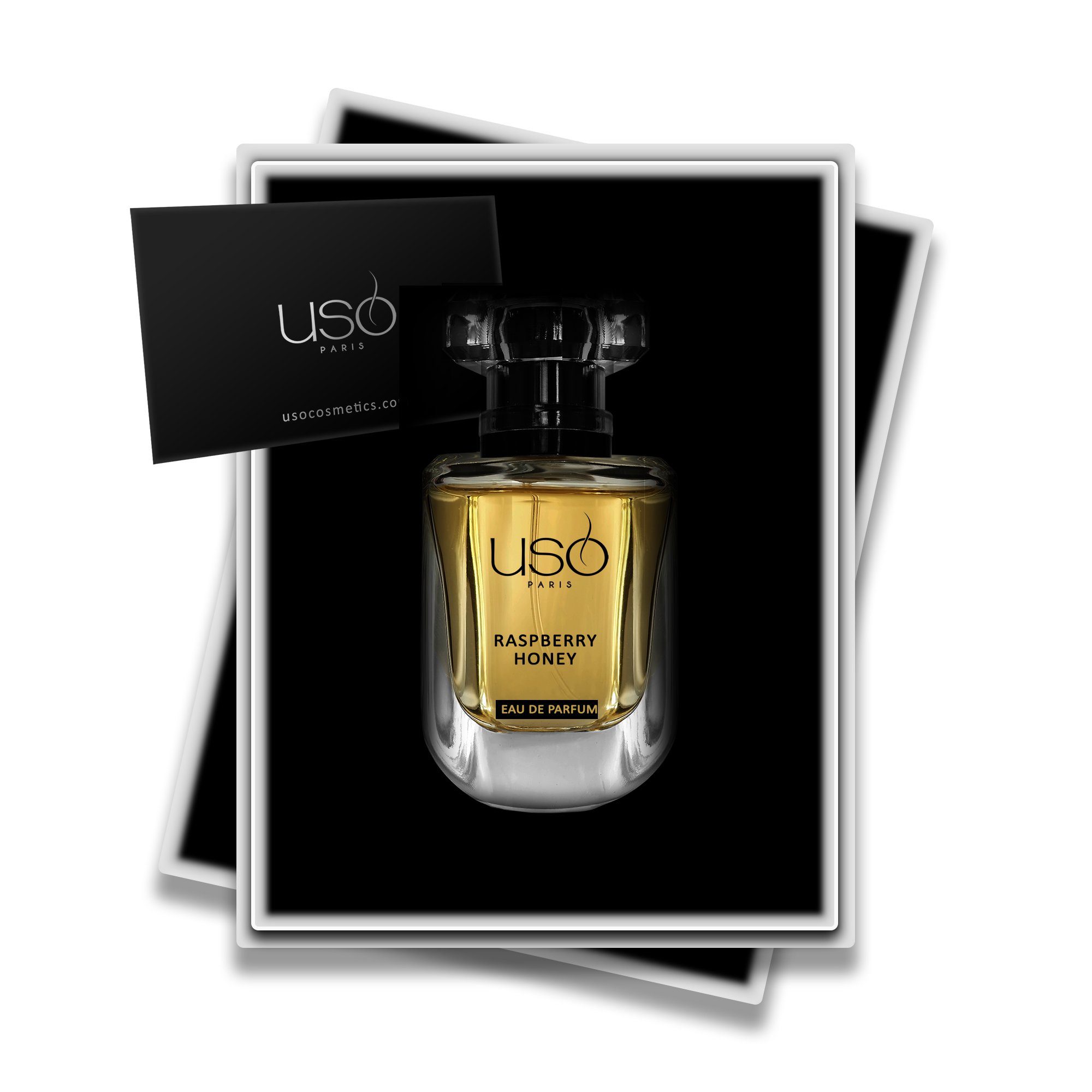 USO Paris Eau de Parfum Raspberry & Honey - Ein bezauberndes Damenparfüm,  Langanhaltender Duft