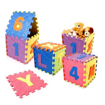 CCLIFE Puzzlematte Puzzlematte Spielmatte EVA wasserdicht Kinderteppich Spielteppich