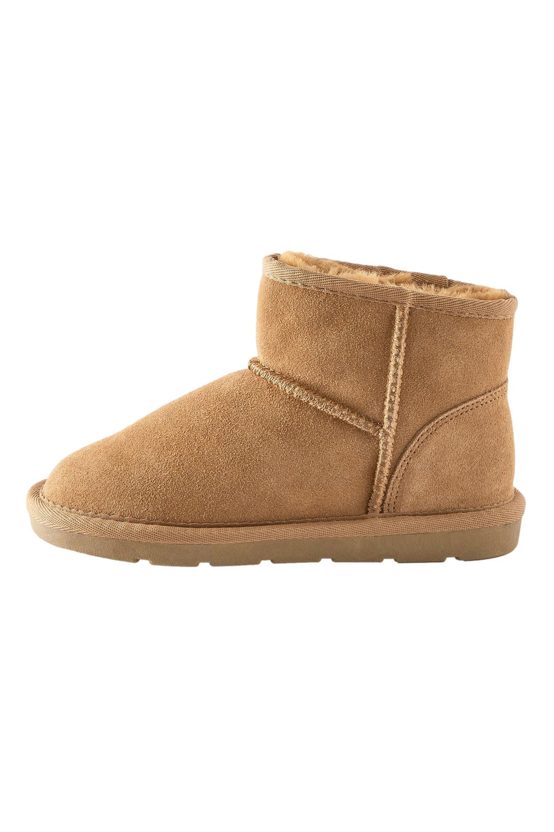 Next Wasserabweisende Schlupfstiefel aus Veloursleder Stiefel