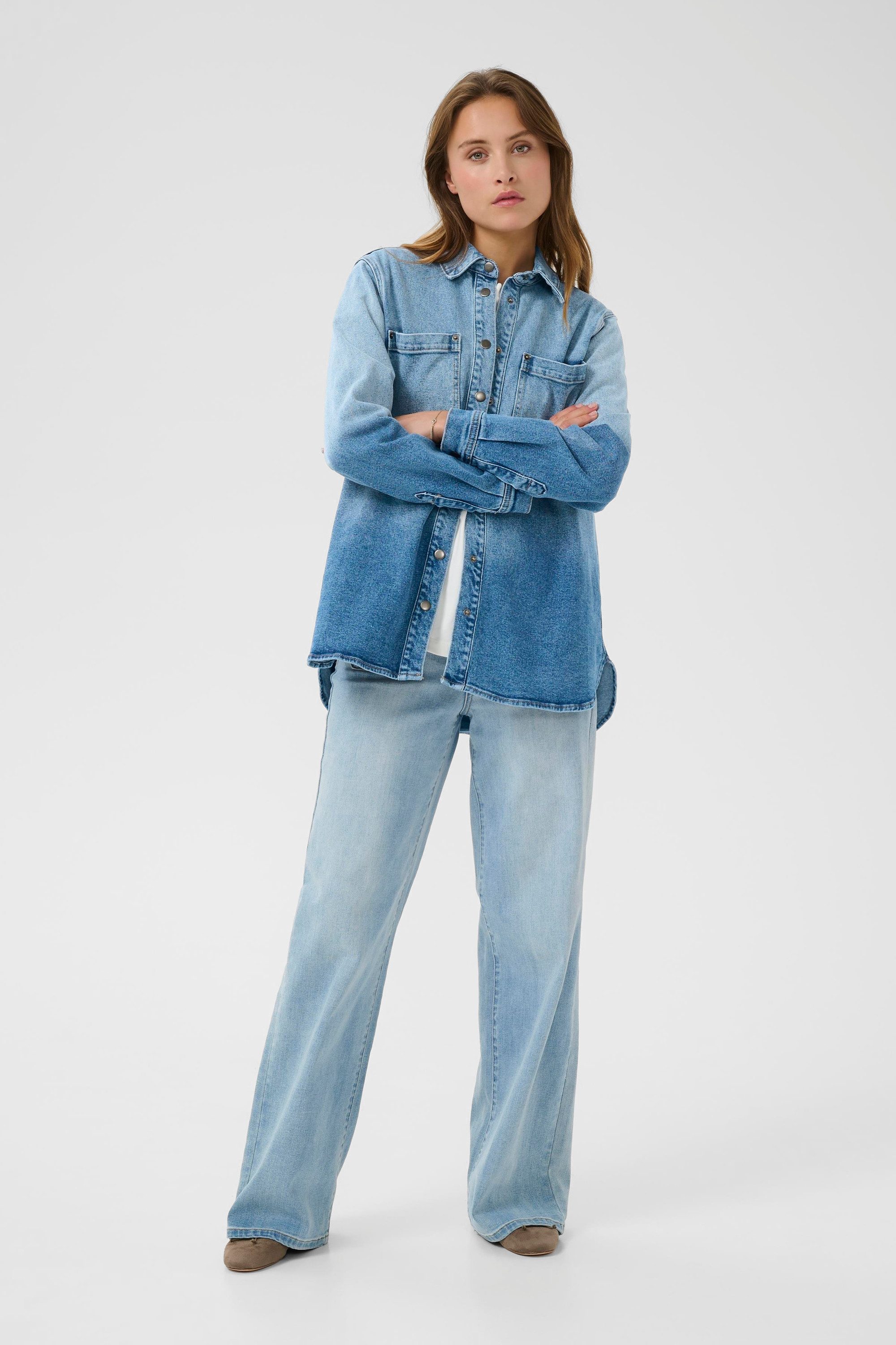 KAFFE Jeanshemd Jeanshemd KAmiala