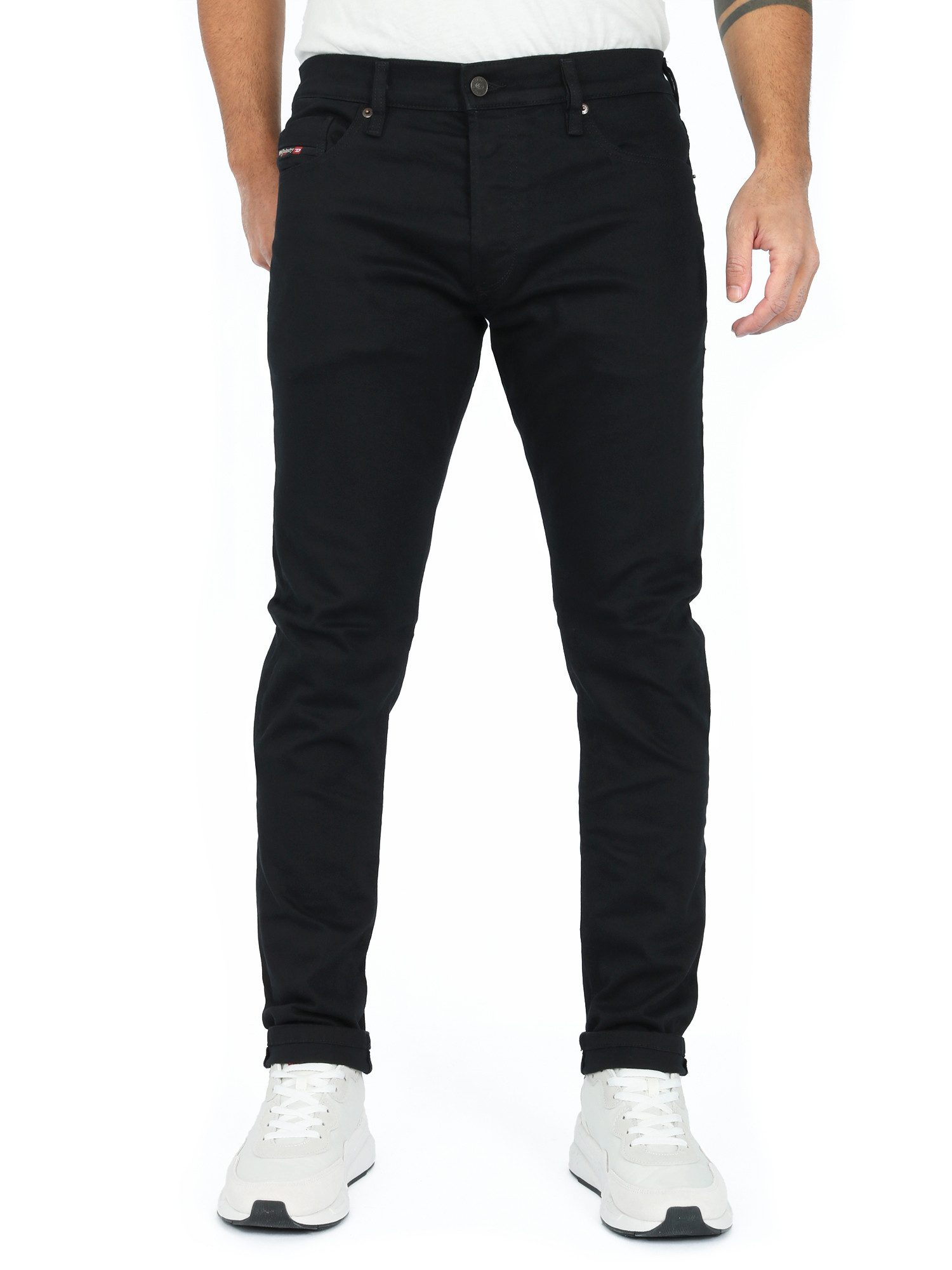 Diesel Slim-fit-Jeans Tapered Stretch Röhrenjeans - günstig online kaufen