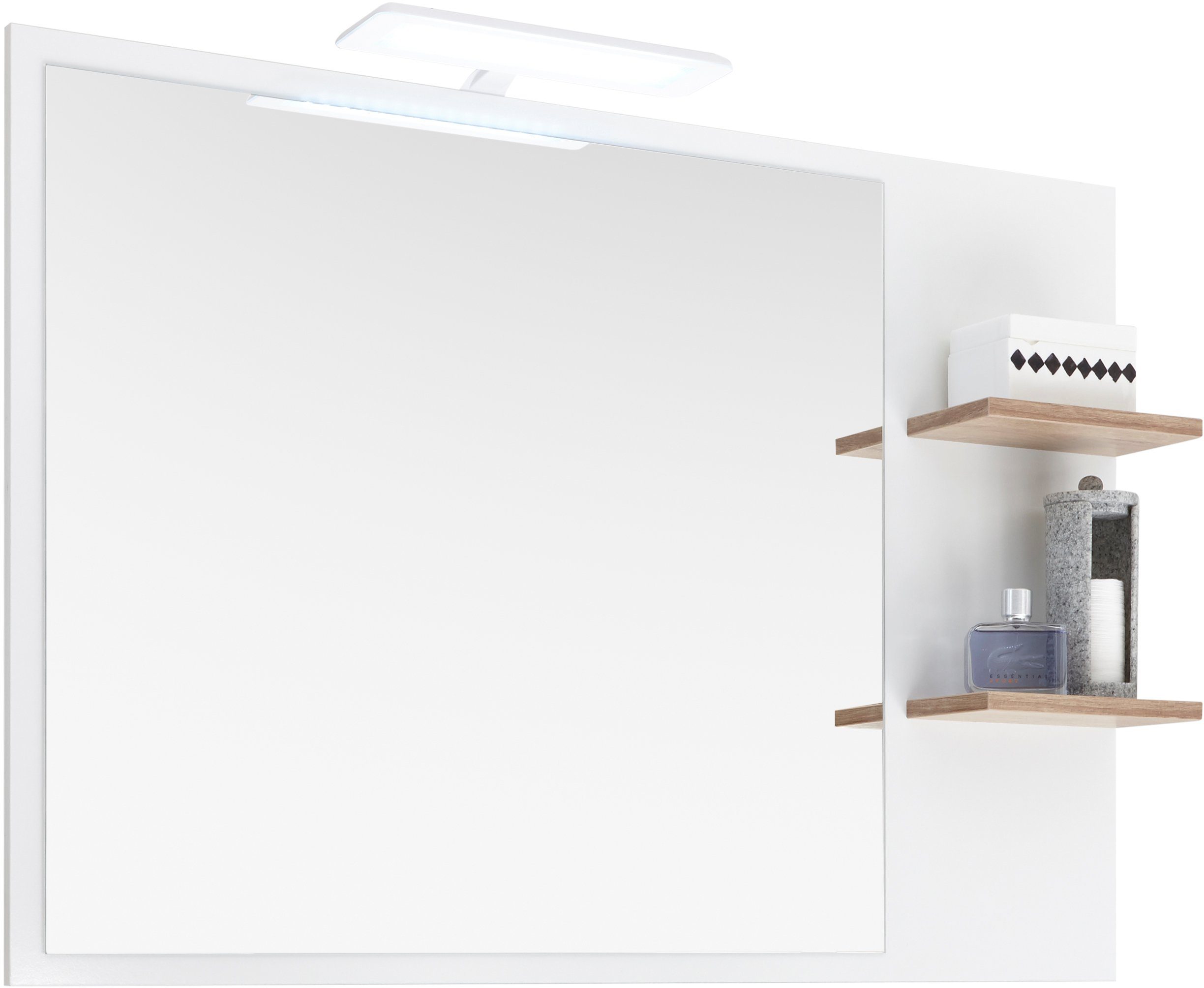 Breite Lichtfarbe Quickset LED weiß PELIPAL Aufbauleuchte 923, Spiegelleuchte fest integriert, kaltweiß, Kaltweiß, cm, 30 LED