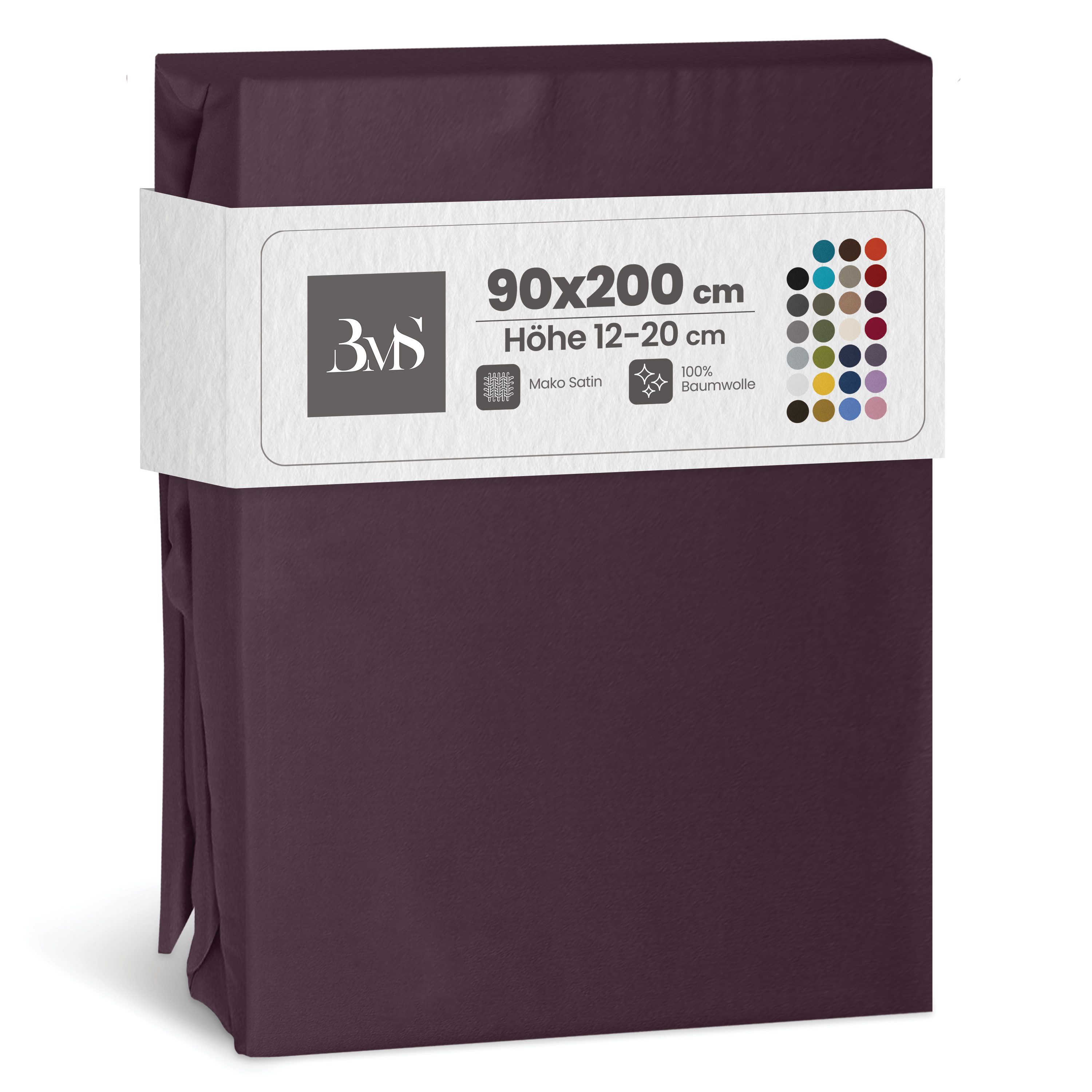 BETTWAESCHE-MIT-STIL Spannbettlaken Mako Satin Spannbettlaken, Matratzenhöh günstig online kaufen