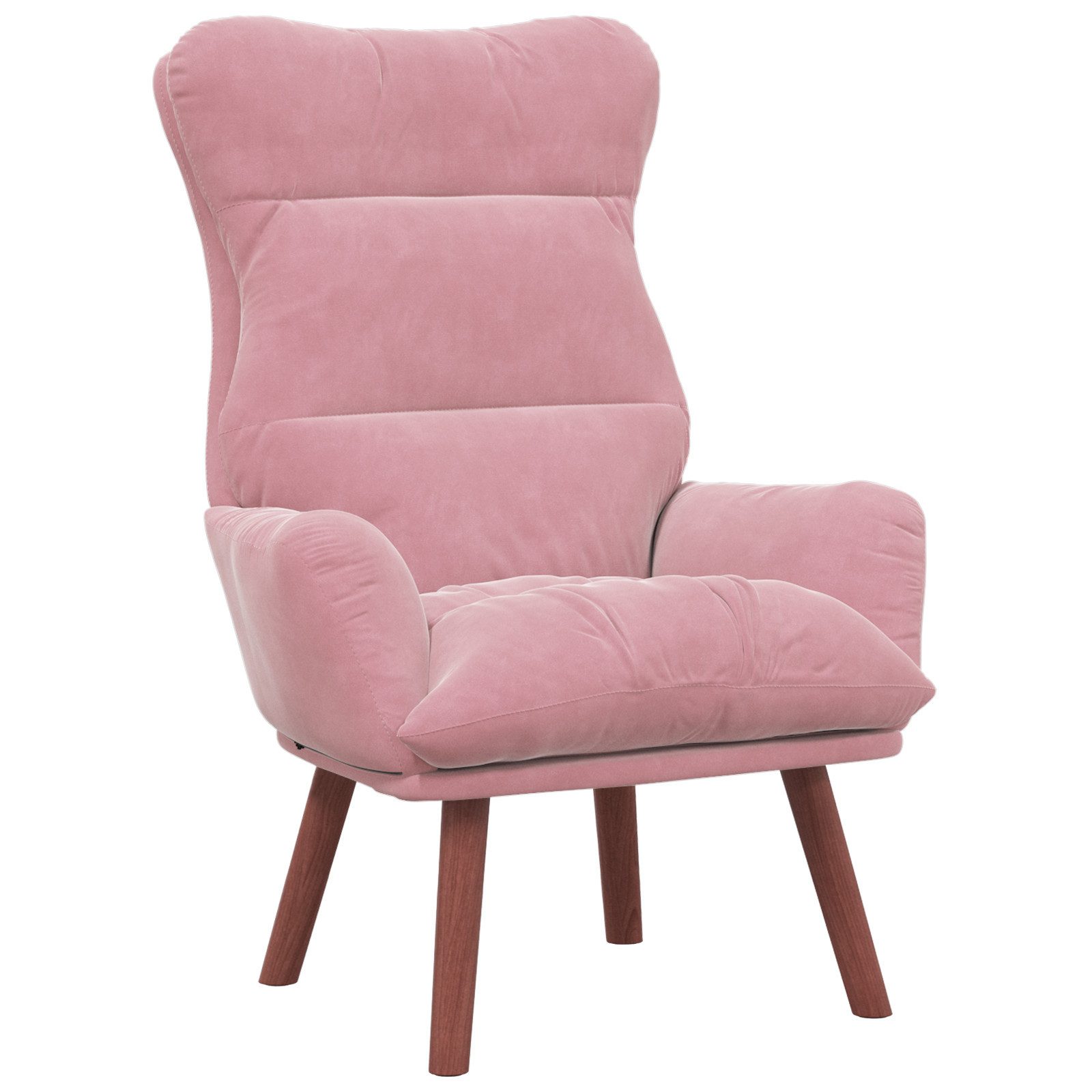 vidaXL Sessel Entspannungsstuhl Pink Samt (1-St) günstig online kaufen