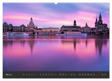 CALVENDO Wandkalender Barockstadt Dresden (Premium, hochwertiger DIN A2 Wandkalender 2023, Kunstdruck in Hochglanz)