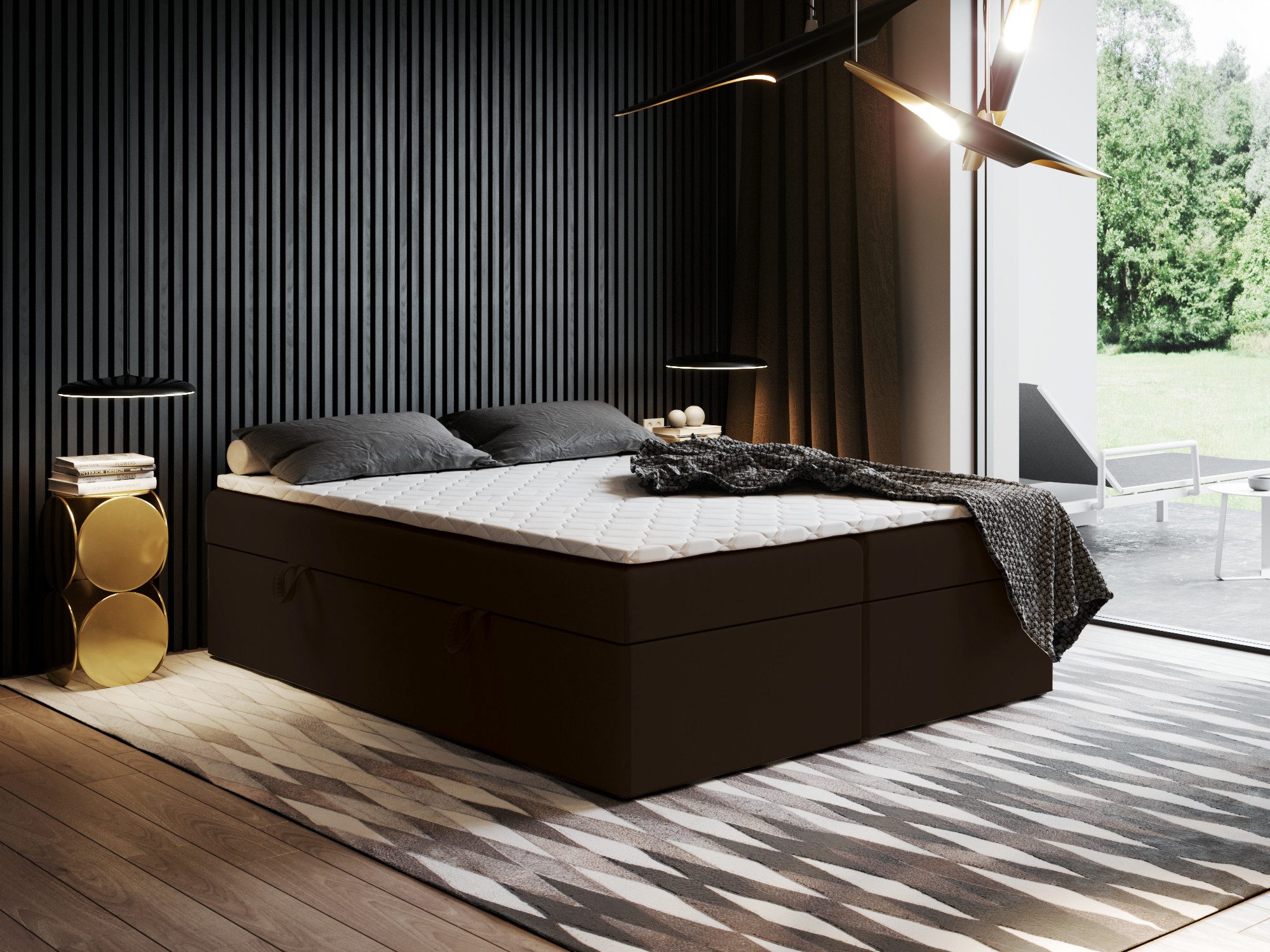 Godre Boxspringbett mit Bettkasten Ewora 2 günstig online kaufen