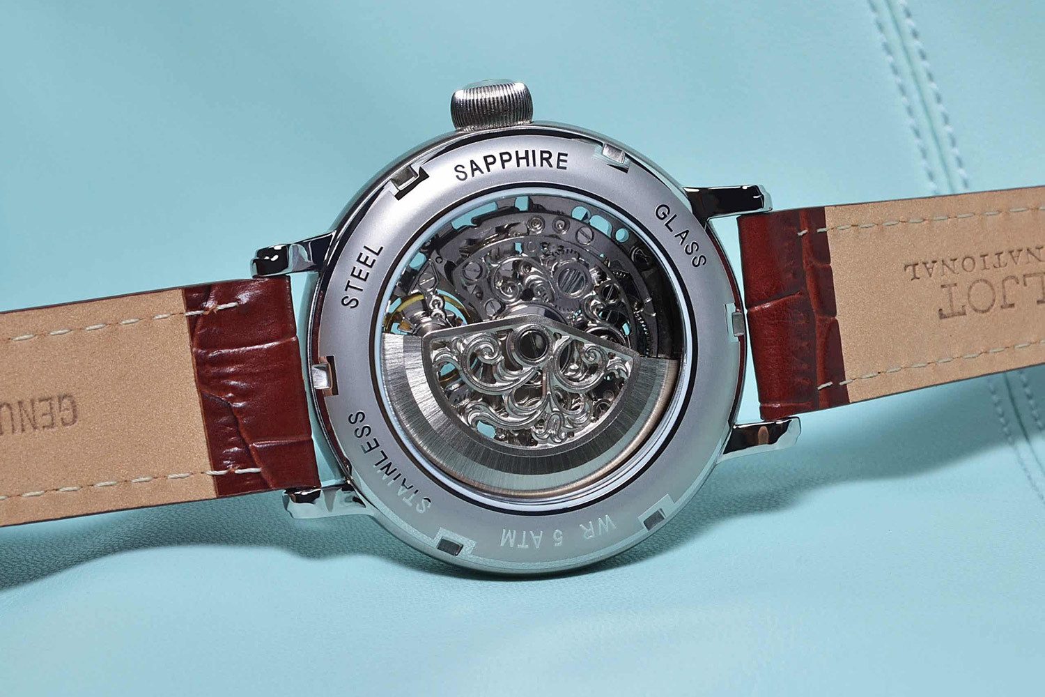 Poljot International Automatikuhr Automatik Hermitage Braun/Silberfarben