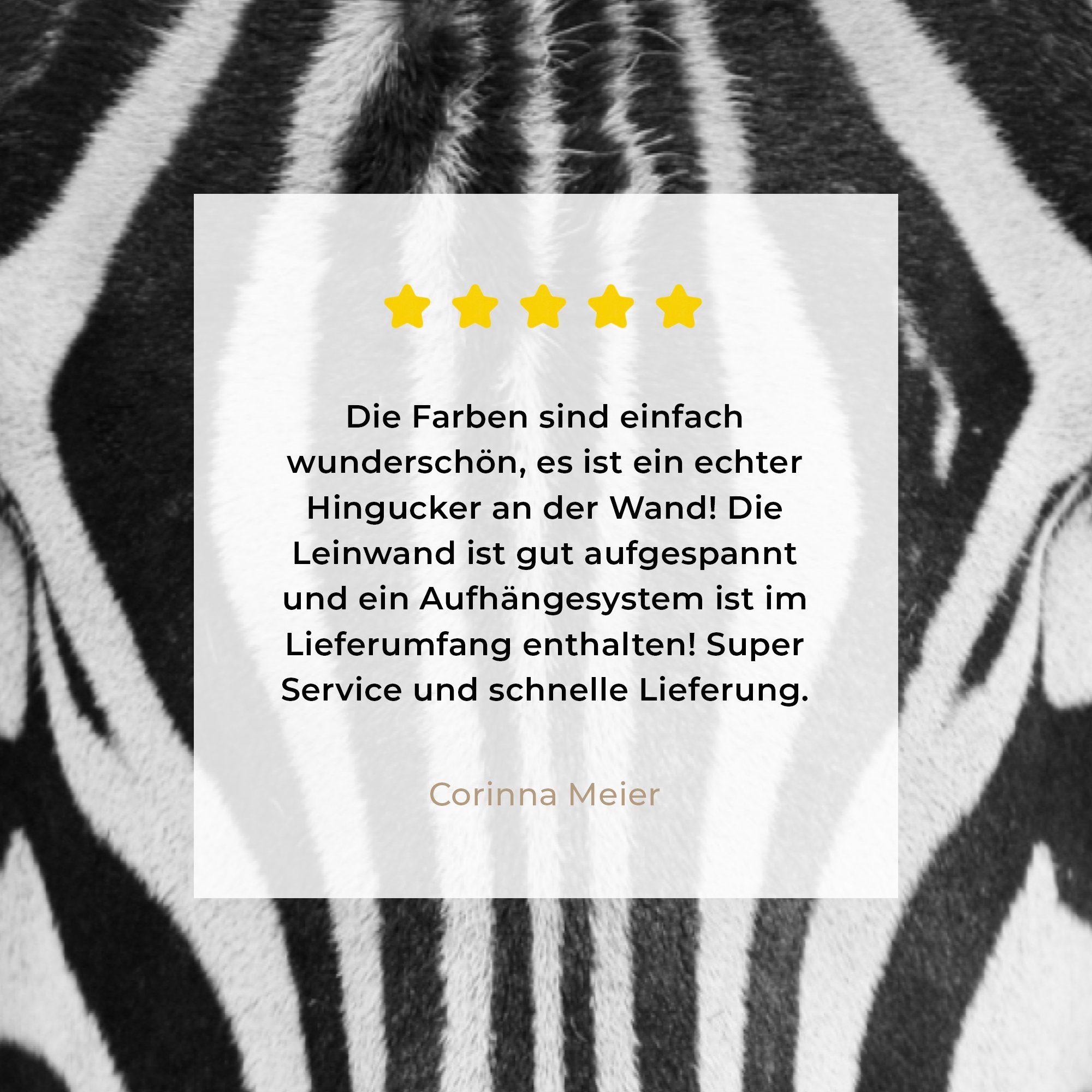 OneMillionCanvasses® Leinwandbild Zebra - Tiere - Schwarz und weiß - Porträt, Fotodruck (1 St), Leinwand Bilder Klein, Wand Dekoration Aesthetic 30x20 cm – Bild 5 von 5