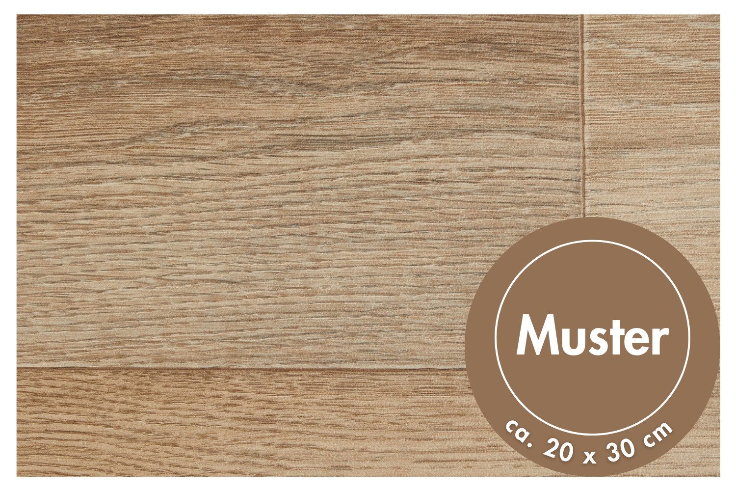 misento Vinylboden Astell in Holzoptik, für Feuchtraum- und Privatbereiche, PVC Bodenbelag Meterware 200/400 cm breit, Stärke 2,5 mm