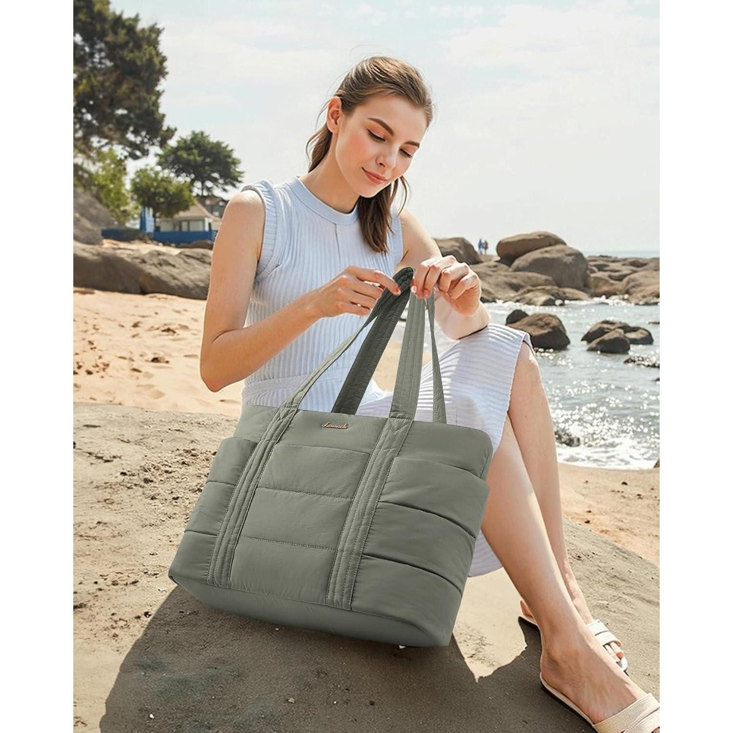 LuxusKollektion Laptoptasche Handtasche Laptop Damen Shopper Schultertasche günstig online kaufen