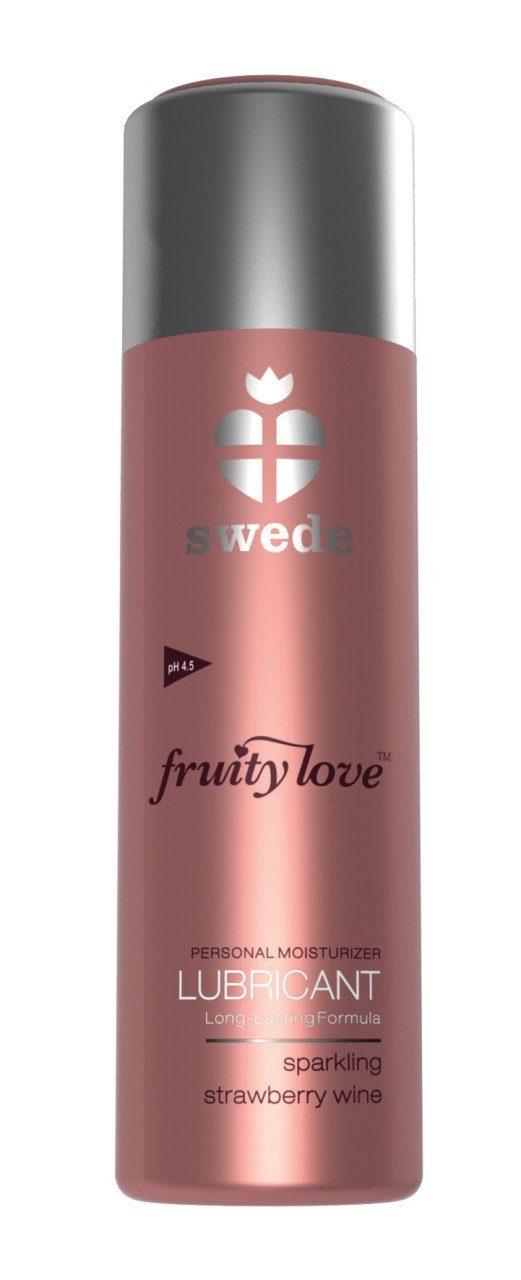 Swede Gleitgel 100 ml - Fruity Love Lubricant Sparkling Strawberry Wine 100 ml