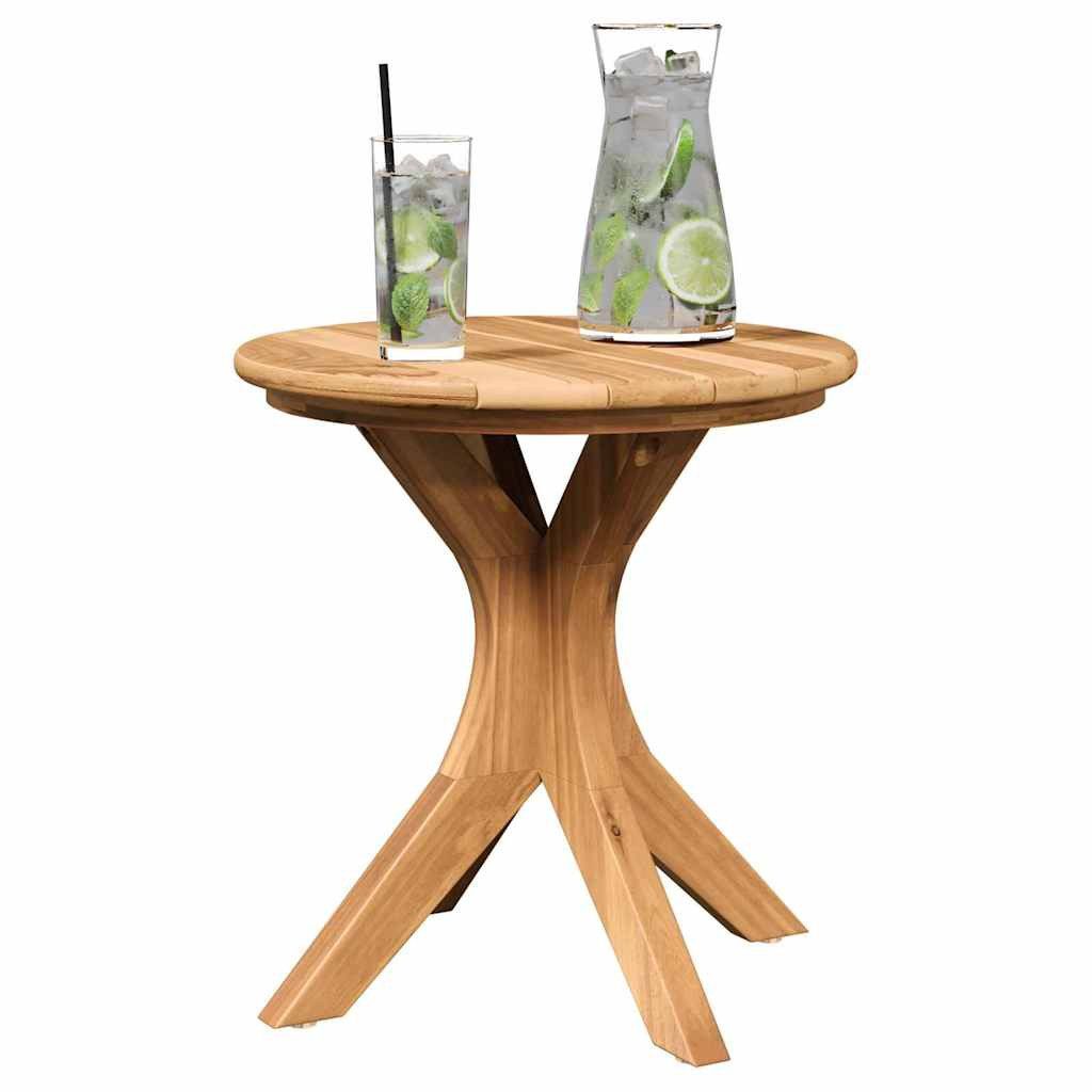 vidaXL Gartentisch Beistelltisch Braun 40 x 40 x 41 cm Massivholz (1-St)