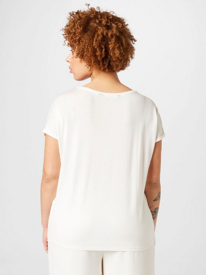 Vero Moda Curve T-Shirt Aya (1-tlg) Plain/ohne Details, Abgesteppter  Saum/Kante