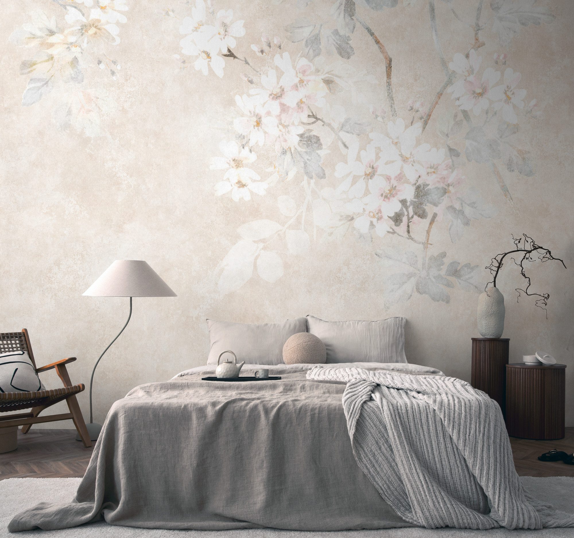 living walls Vliestapete Fototapete Floral günstig online kaufen
