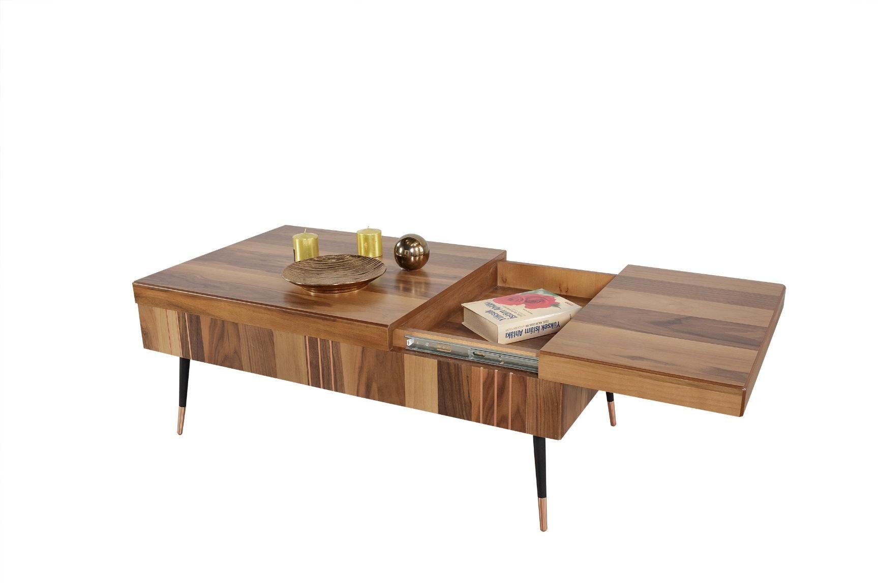 JVmoebel Couchtisch Luxus Couchtisch Braune Couchtische Wohnzimmer Holz Tisch